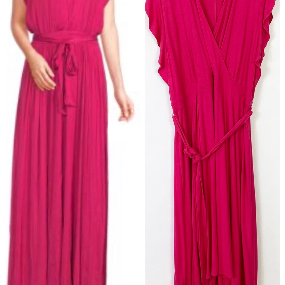 The Limited Elegant Pink Maxi Dress Cute Summer Casual Comfy Size 2x